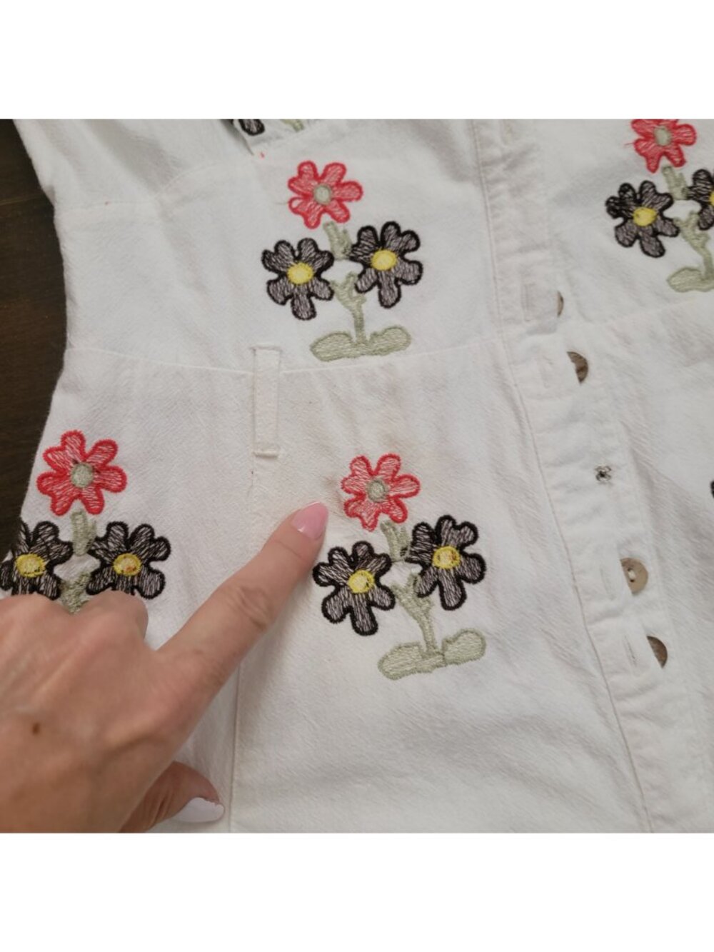 Free People Piru Midi Dress Embroidered Boho Vintage Festival Fairy Womens 0 - Picture 8 of 11